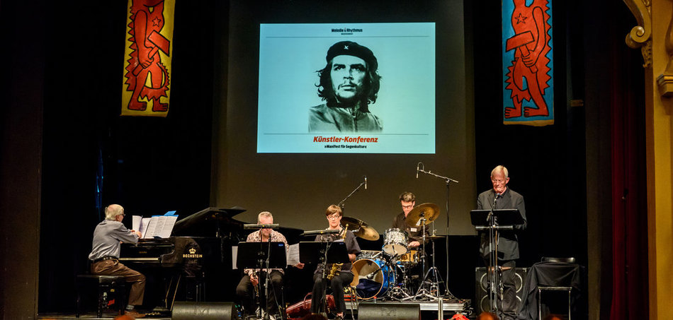 &raquo;Flo&szlig; der Medusa&laquo;-Auff&uuml;hrung auf der K&uuml;nstlerkonferenz der M&R (8.6.2019). Foto: RubyImages/F. Boillot