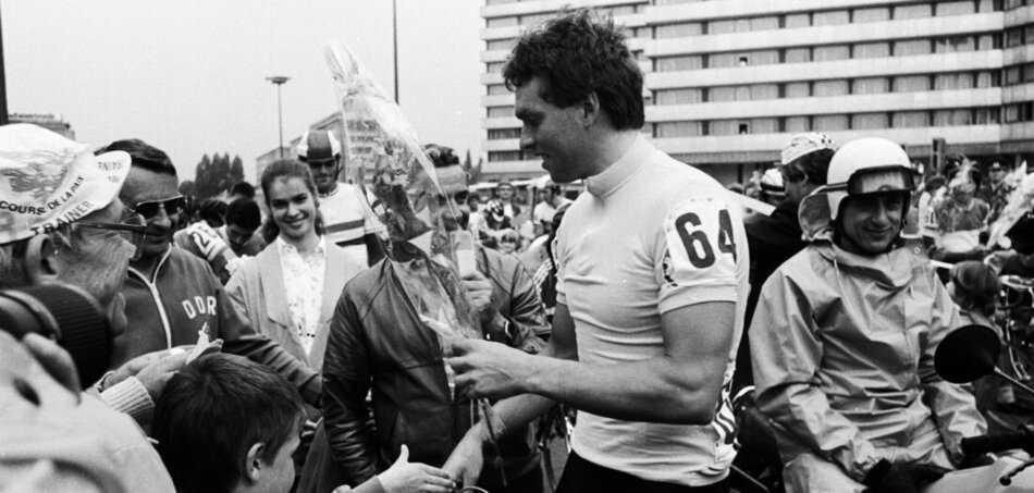 Olaf Ludwig at the 1986 Peace Ride