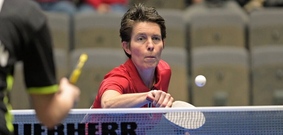 Tanja Krämer at the German Table Tennis Championships