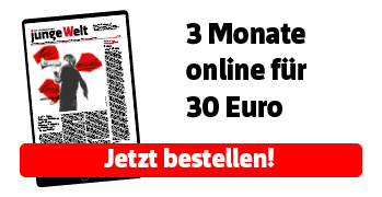 3 Monate junge Welt online f&uuml;r 30 Euro. Jetzt bestellen.